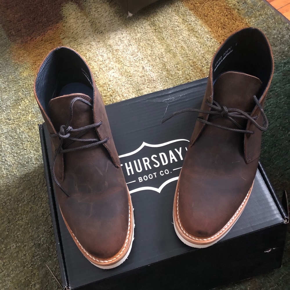 Men's Brown Leather Boots